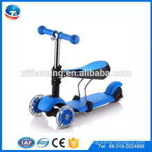 Factory 3 en 1 mini scooter micro pour enfants / scooter à pédale de grosse roulette avec siège à vendre